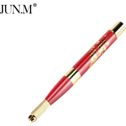 Wholesale 10pcs New Professional 3D Permanent Makeup Microblade Pen Caneta Tebori Manual Tattoo Pen for Sale