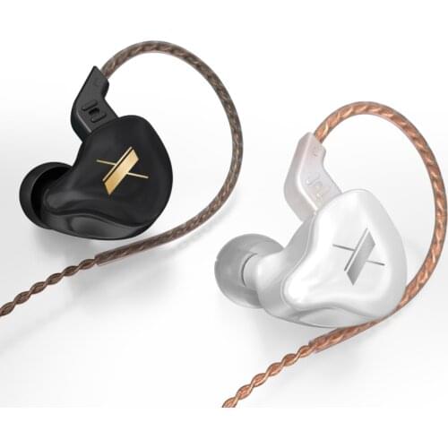 KZ EDX Wired Dynamic HiFi Heavy Bass In-ear Gaming Earphone with Microphone Prefect gift for gamer