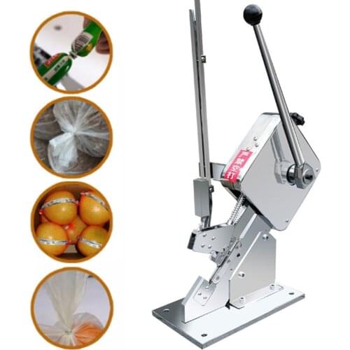 Manual U-Shape Supermarket Food Tightening Sausage Clipper Clipping Machine