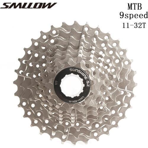 SUNSHINE-SZ 9 Speed 11-32T MTB Mountain Bike Cassette 9s 18s 27s 32t Freewheel Bicycle Flywheel for parts M370 M430 M4000 M590