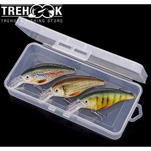 TREHOOK 3pcs 10g/16g Floating Crankbaits Fishing Lure Set Of Wobblers Pike Fishing Accessories Hard Artificial Bait Kit With Box