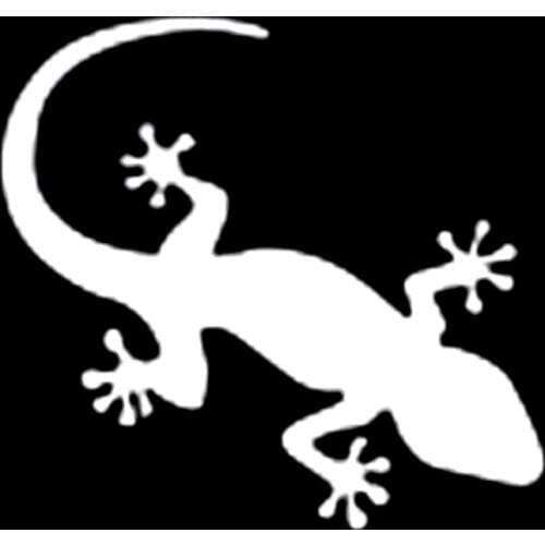 10cm X 9cm Creative Car Sticker Gecko on The Wall Lizard Accessories Vinyl Car Styling Cover Scratches Waterproof PVC