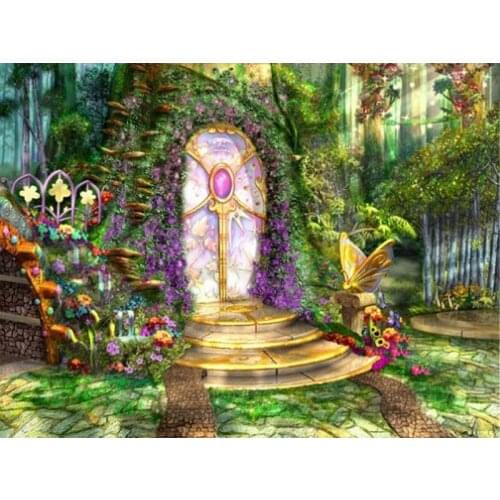YIKEE diamond painting door,cross stitch diamond,diamond mosaic paintings Y452