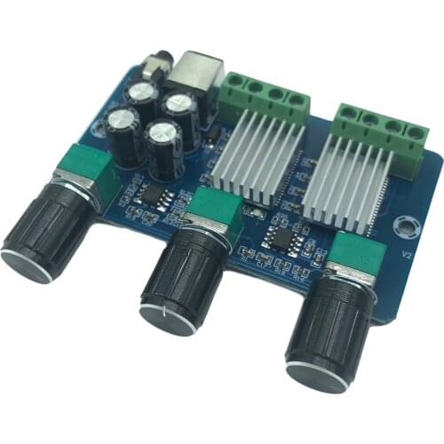XH-A355 2.1 Channel Digital Power Amplifier Board, Use DC-12V Power Supply