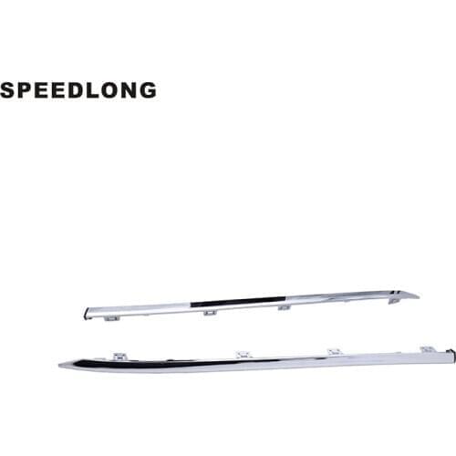 1Pair Rear Bumper Chrome Molding Mouldings Trim Cover Stripe Fit For Honda Accord 2018-2020