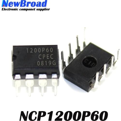 10PCS NCP1200P60 DIP-8 1200P60 DIP8 NCP1200P60G DIP