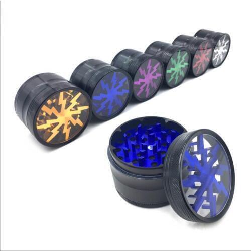 4 Layers Aluminum Alloy Tobacco Herb Grinder Tobacco Weed Leaf Crusher Smoker Grinders Accessories