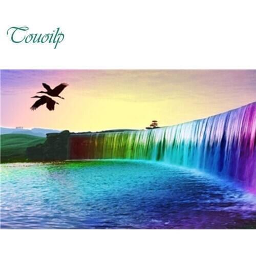 5d Diy Diamond Painting Cross Stitch Golden Lily Diamond Embroidery scenic Crystal Round Diamond Mosaic Pictures Needlework