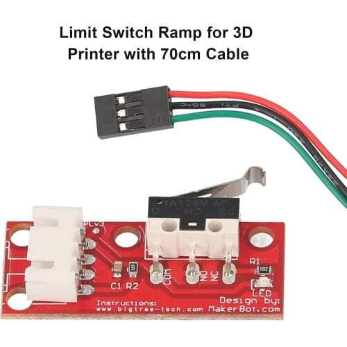 3D Printer Accessories Limit Switch Ramp 1.4 Endstop Switch for 3D Printer 70Cm Cable