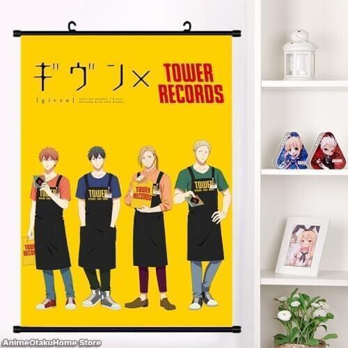 Anime Given Sato Mafuyu Uenoyama Ritsuka Nakayama Haruki Manga Wall Scroll Poster Otaku Cartoon Home Decor Collection Art
