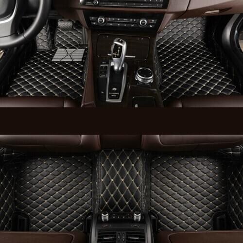 Custom car floor mats for auto honda crv mazda 6 vw passat geely emgrand ec7 suzuki swift ssangyong car styling accessories