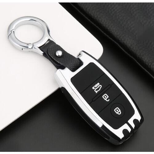 Zinc Alloy+Silicone Car Remote Key Case Cover For Kia Rio Sportage 4 Ceed Sorento Cerato K3 Forte Optima K5 Picanto Accessories