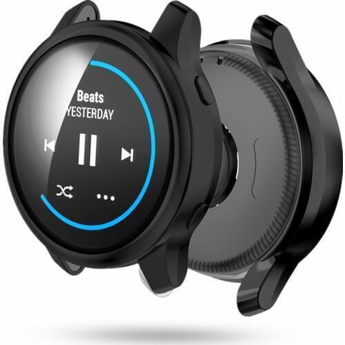 Electroplating Watch Case for Garmin Venu Soft TPU Full Coverage Screen Protector Bumper Shell Thin Replaceable Shockproof Cover