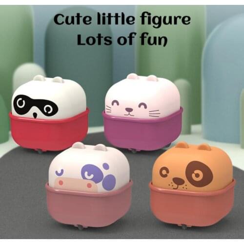Creativity Cute Pet Animal Push Car Toy Set Inertia Push Back Force Car Childrens Toys For Childrens Birthday Gifts