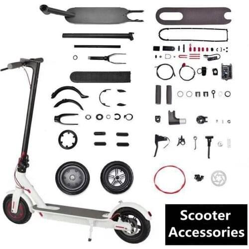 For Xiaomi Mijia M365 Electric Scooter Various Repair Spare Part Accessories Tool Mudguard Fender Kickstand Light Clasped Guard