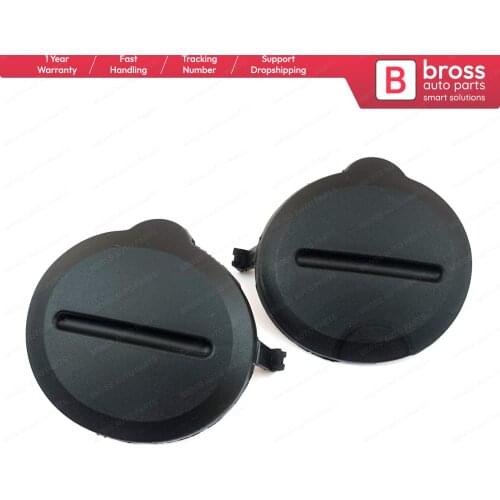 BSP994 Front Bumper Bezel Fog Light Beam Frame Cover Black Left Right 7701207859 Renault Kangoo Express MK1 Facelift 2003-2008