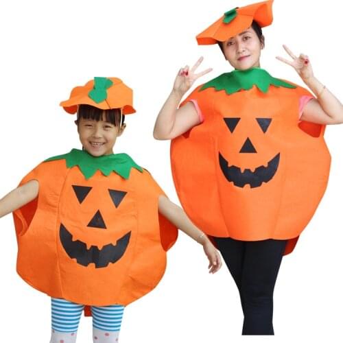 2021 Halloween Pumpkin costume Cute Pumpkin Parent-child outfit for toddler Girls Boys Party Carnival clothes For Adult Kids