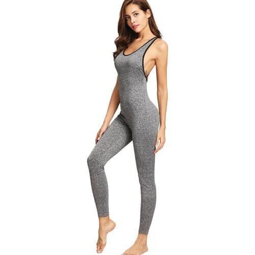 Summer New Fashion Sexy Womens Grey Collar Sleeveless Corset Pants