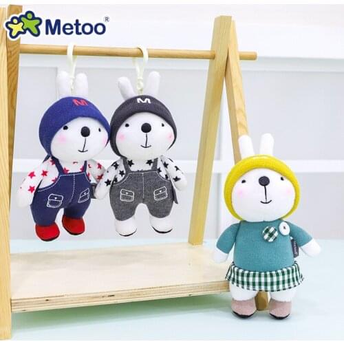 Mini Metoo Soft Plush Toys Stuffed Animals For Girls Baby Beautiful Rabbit Small Keychians Pendant For Kids Boys Birthday Gift