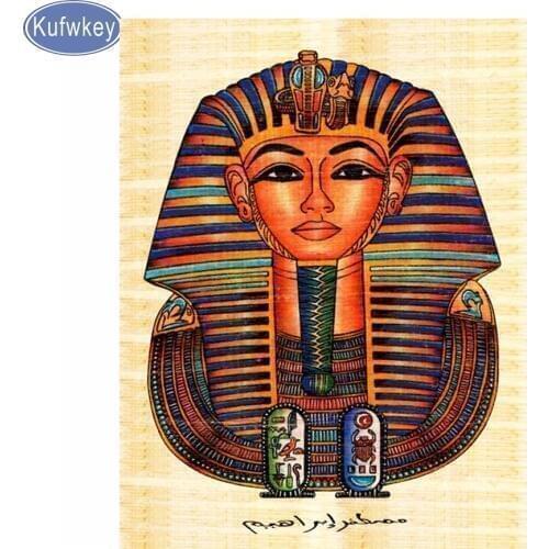 Pharaoh egyptian painting diamond Painting Cross Stitch Kits Full Diamond Embroidery 5D Diamond Mosaic portrait diy mazayka