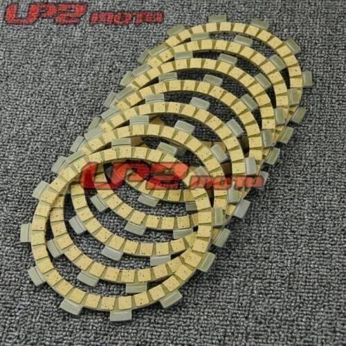 For Yamaha TDR250 1988-1992 TZR250 1987-1992 Paper Based Clutch Friction Kit Disc Plates Set Motorbike Parts Accessories