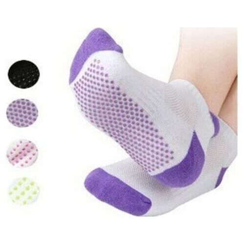 Unisex Women Men Socks Soft Anti-Skid Slipper Socks Non-Slip Cotton Gripper Gym Socks