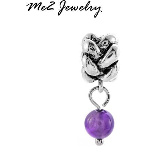 New Crystal Pendant Mini Pearl Bead Charms Fits Diy Charm Bracelet & Bangles Perline fascino Jewelry Bijoux femme