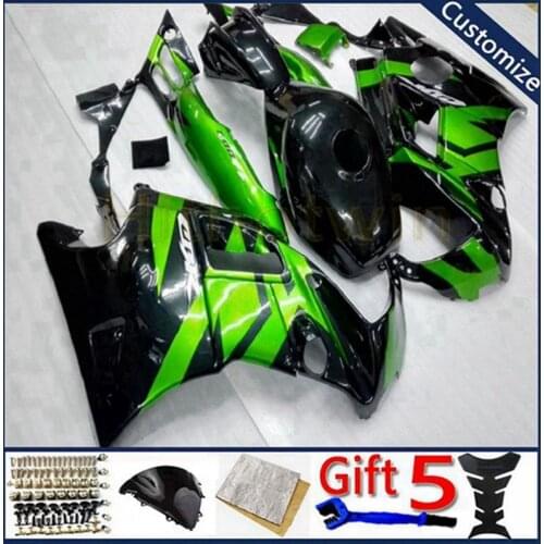 Motorcycle cowl For CBR600F2 1991 1992 1993 1994 CBR 600 F2 91 92 93 94 ABS motor Fairing kit green black