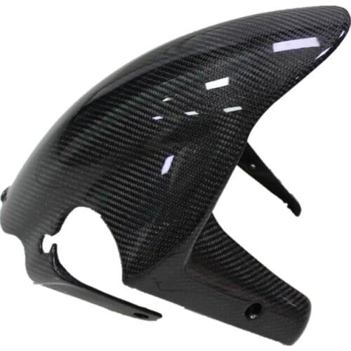 Real Carbon Fiber Front Mudguard Fender Hugger For Ducati 999 749 2003 2004 2005 2006 03 04 05 06