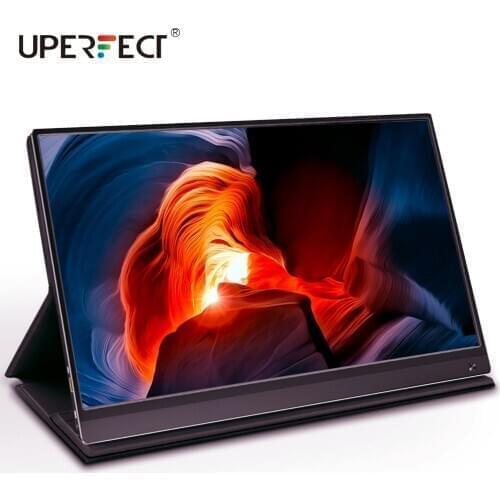UPERFECT Battery thin 15.6 portable monitor 1080 IPS screen USB Type C HDMI display for PC laptop Ps4 Switch Xbox gaming monitor