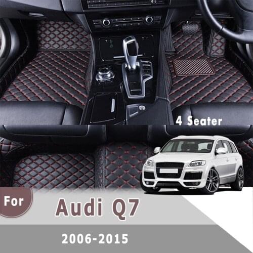 RHD Carpets For Audi Q7 2015 2014 2013 2012 2011 2010 2009 2008 2007 2006 (4 Seats) Car Floor Mats Accessory Floorliners Decor
