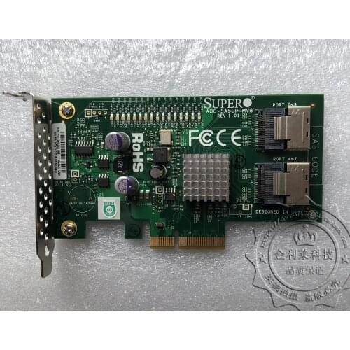 SAS/SATA AOC-SASLP-MV8 8-port channel card/expansion card