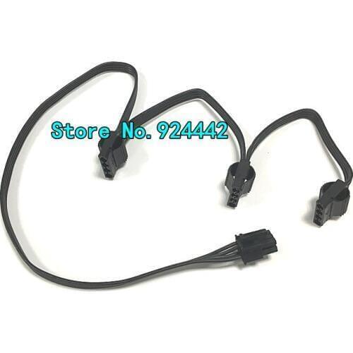 High quality 6Pin PCI-E to 3 X IDE 4-Pin Molex Modular Power Supply Adapter Cable for Silverstone SST Series