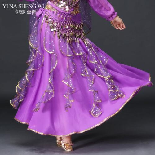 Women Belly Dance Costume Skirt 6Colors Bollywood Oriental Bellydance Skirt Dance Wear Skirt Egyptian Egypt Dance Wear For Adult