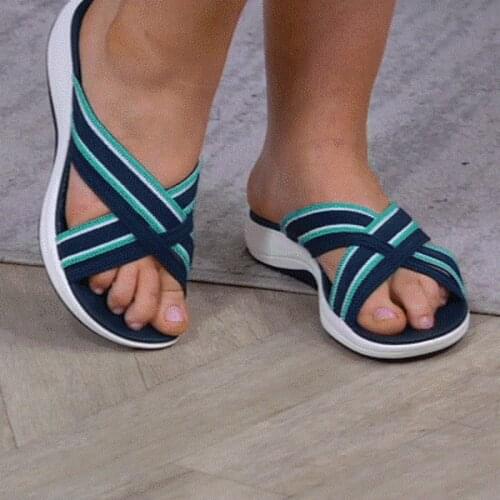 Women Shoes Summer Womens Sandals Woman Slippers Lady Slip on Sandals Women Outside Beach Flat Designer Shoes Sandalias De Muje