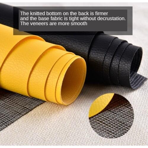 60cm*25cm 20 colors No Ironing Self Adhesive Stick on Sofa clothing Repairing Leather PU Fabric big stickr Patches