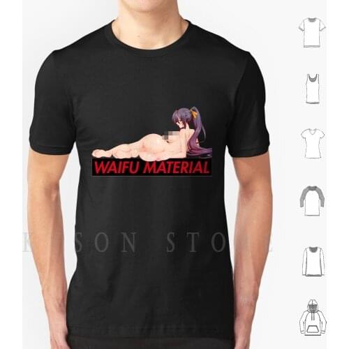 Akeno Himejima From High School Dxd-Waifu Material. | | Sexy Topless Anime Girl , Lewd On White Background , Sticker Pack. T