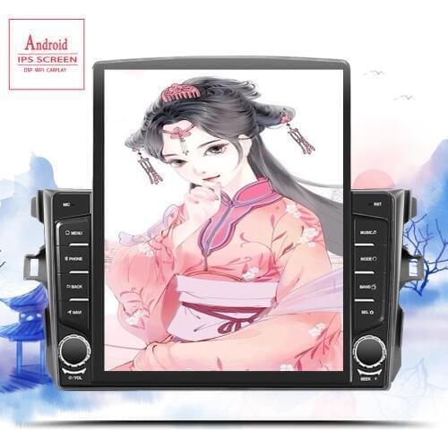 9.7 Inch 2din Android 10.0 Car Radio Multimedia Player For Toyota Corolla E140/150 2008 2009 2010 2011 12 2013 Stereo navigation