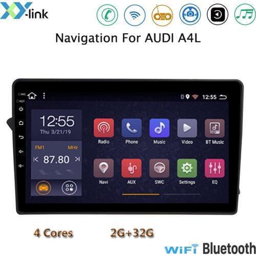 Car Radio Multimedia video Player For Audi A4L 2008-2014 Android 8.1 9 inch screen GPS navigation auto stereo no 2 din dvd