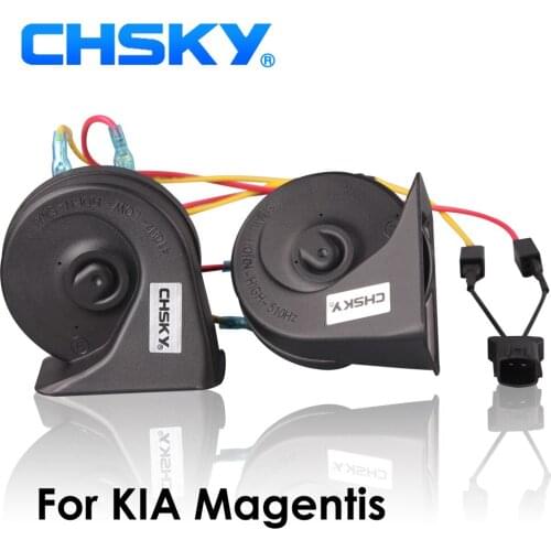 CHSKY Car Horn Snail type Horn For Kia Magentis 2005 to NOW 12V Loudness 110-129db Auto Horn Long Life Time High Low Klaxon