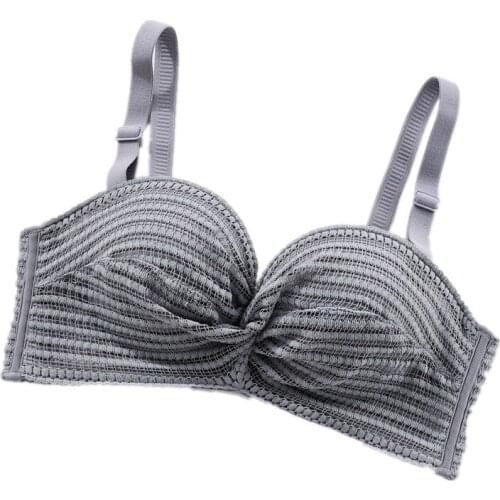 Women Underwear Sexy Lingerie Lace Solid Color Buckle Push Up Breathable Sleep Bra Bras for Women Push Up Bra Lingerie