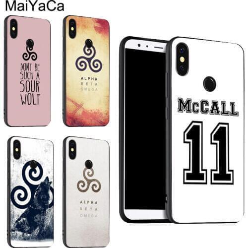 Teen Wolf Scott McCall logo For POCO X3 F2 Case For Redmi Note 9 Pro 8 7 8T 9S 9A 9C For Mi Note 10 Lite 9T A3 Coque