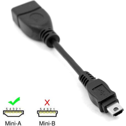 Chenyang Cable USB 2.0 Mini A Male Host OTG Cable VMC-UAM1 DC DV Cable