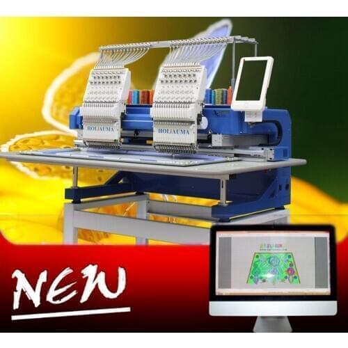 China 10 years service ! HO1502H 15 Needles Embroidery Machine China Flat Cap T-shirt Hat Multi Head Buradan Type Embroidery