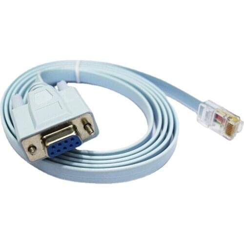 Console Cable RJ45 Ethernet To RS232 DB9 COM Port Serial Female Routers Network Adapter Cable for Cisco Switch Router
