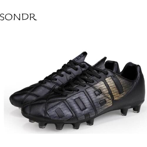 Mens Ladies Football Shoes Non-slip Waterproof Football Shoes FG Low-hand Training Football Shoes T811