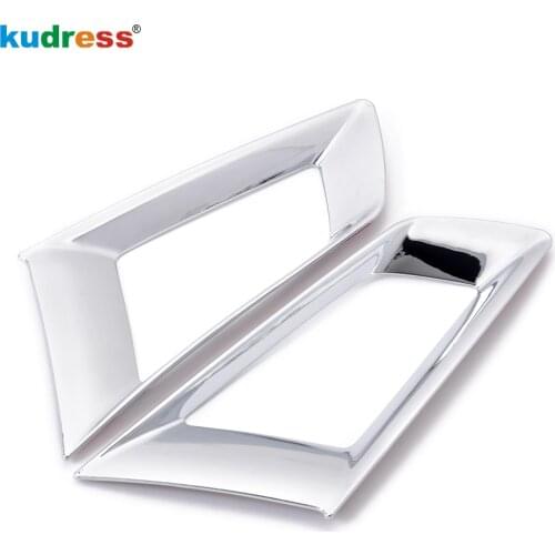 For Renault Koleos 2008 2009 2010 2011 Car Styling ABS Chromed Car Front Grille Around Trim grills Decorative Protection 2pcs