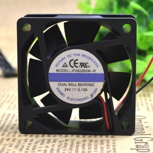 Brand new original 6025 6CM jf0625b2m-r 24v 0.13a inverter fan
