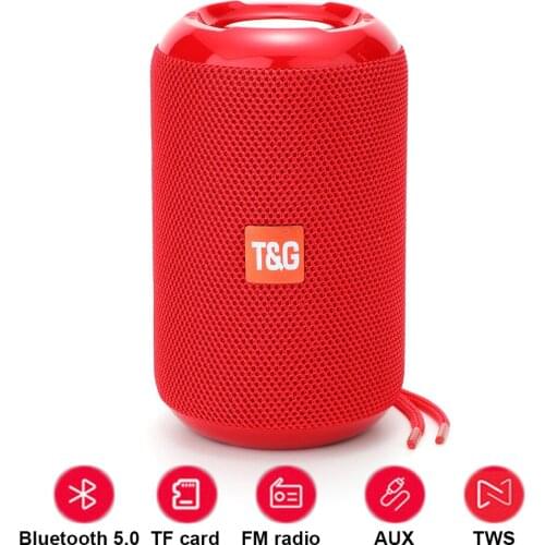 Portable Wireless Bluetooth Speakers Super bass Outdoor Waterproof Mini Column Loudspeaker hifi boombox stereo fm radio subwoofe