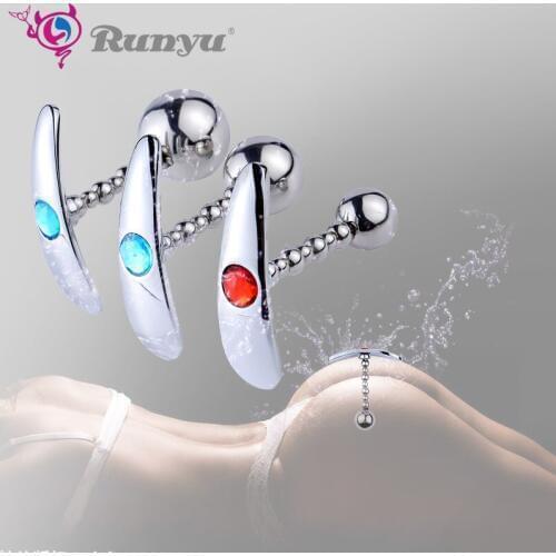 RUNYU Sex Toys for Women Anal Beads Dildo Butt Plug No Vibrator Men Masturbation Dildo Anal G Spot Vibrator Beads Adult Products